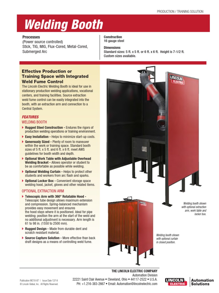 MC1087 Welding Booth PDF Implied Warranty Welding
