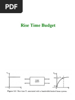 Rise Time Budget