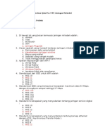 Jawaban Quiz Pra UTS Jaringan Nirkabel