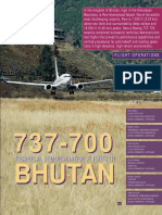 737-700Bhutan paro