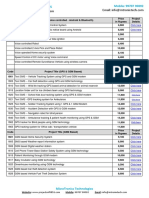 Microcontroller Based Project List