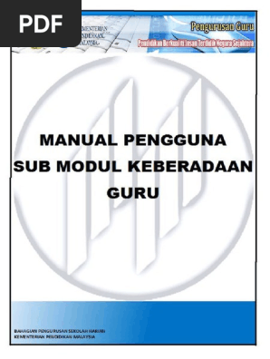 Manual Pengguna Sub Modul Keberadaan Guru Pdf