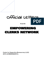 Official Letters by the Empowering Clerks Network