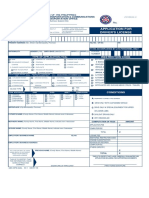 LTO Application Form for Drivers License