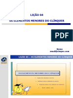 Licao 4 - Os Elementos Menores Do Clinquer