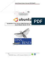 Administration Ubuntu Serveur Installation DNS Serveur Bernier Francois (1)