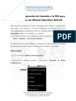 Manual Android para conección en la UNAM