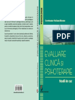 Evaluare Clinica Si Psihoterapie