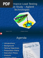 Performance Load Testing Agilent