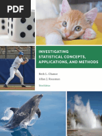 Text: Investigating Statistical Concepts, Applications, and Methods