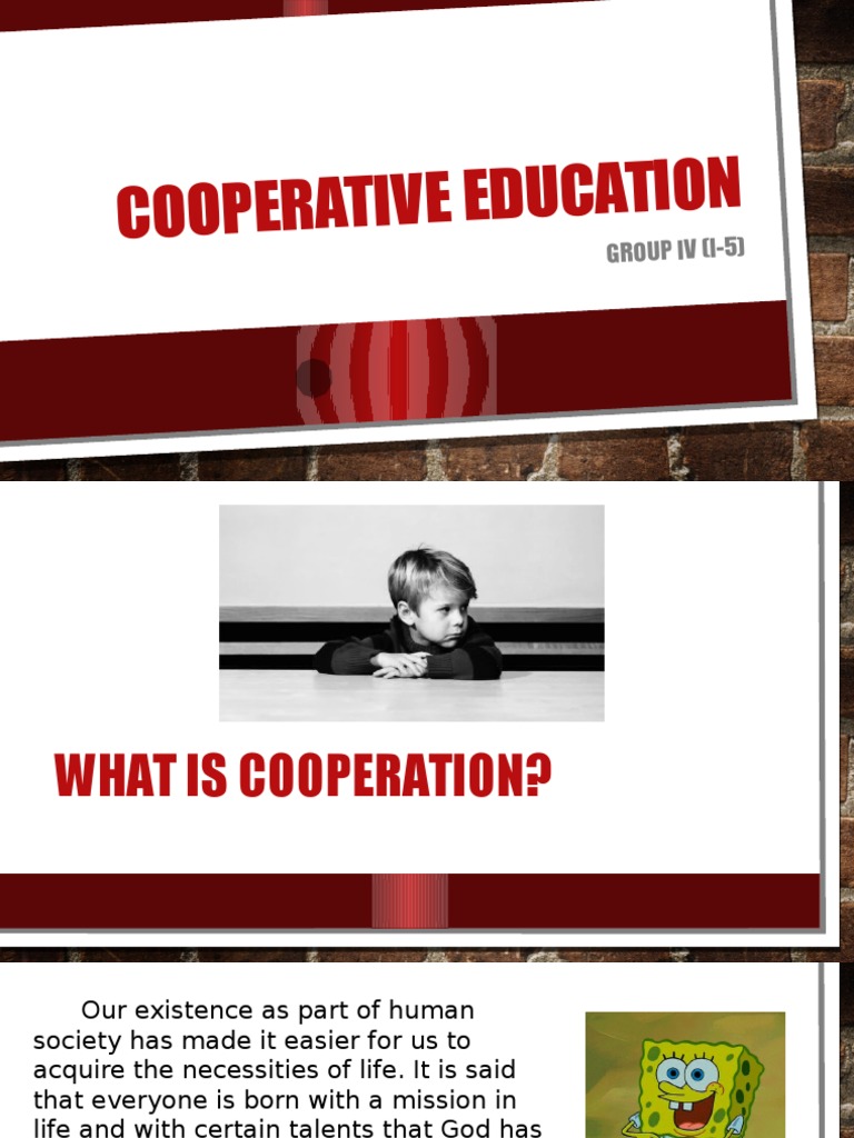 Understanding Cooperative Education | PDF | Cooperative | Economics
