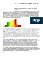 Resumen Del Esquema Ambiental BASIX en NSW, Australia Por Manuel Basiri