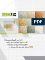 Montarea Plăcilor StoneREX Pe Structură de ALUMINIU PDF