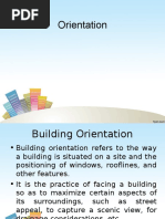 Orientation of Buildings