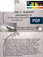 Class 1. Quantum Mechanics 