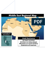 Israel in the middle east Map