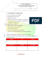 2.8 Ficha de Trabalho Interjeição 1