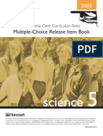 Multiple-Choice Release Item Book: Science