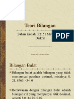 Teori BilanganEdit