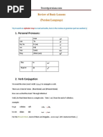 Farsi Basic Lessons