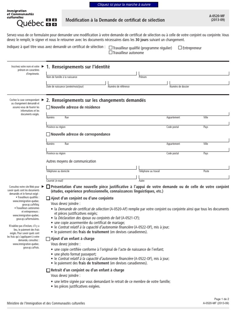 Modification Certificat de Sélection | PDF | Certificat de naissance