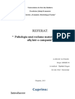 Psihologia Unei Reclame Materializate Pe Un Afiș Într-O Campanie