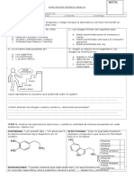 Evaluación Química 2 Medio