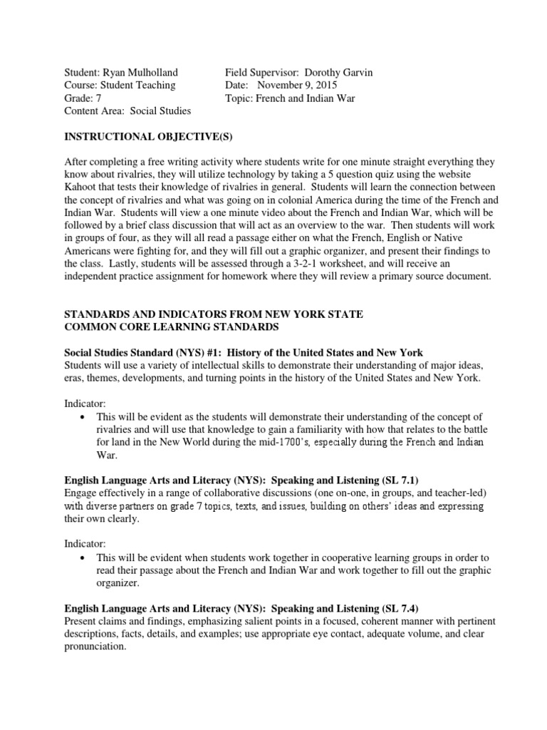 Worksheets French And Indian War Worksheet rm lesson plan french and indian war with worksheets new france ohio river