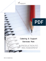 Catering and Support Services Risk Assessment Pack DR 01.12