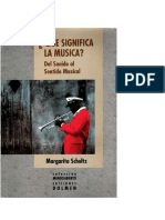 Que Significa La Musica - Margarita Schultz