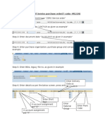 Creation of Service Purchase Order(Limit)