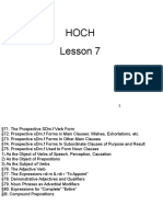 Hoch Lesson 7 Notes