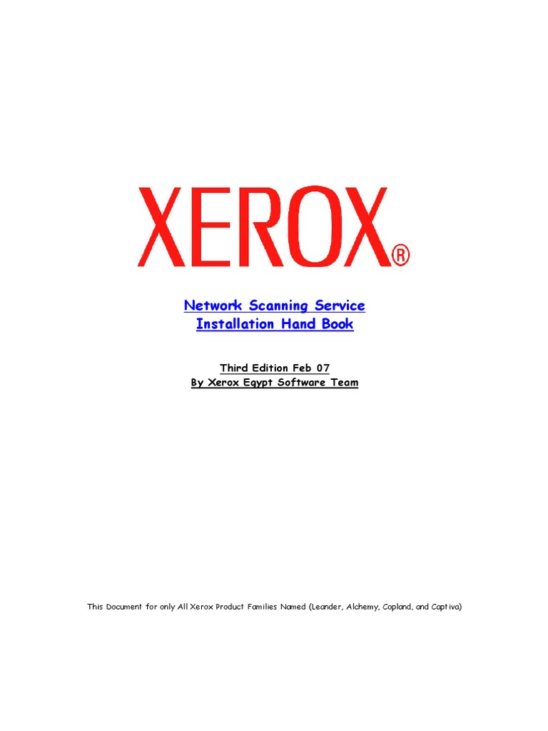 Scan Service PDF | PDF | File Transfer Protocol | Software