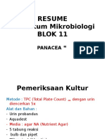 RESUME Praktikum Mikrobiologi Blok 11