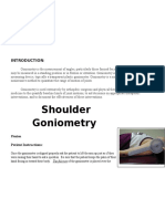 Goniometry