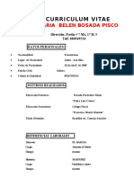 Curriculum Vitae Maria Belen