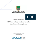 El Futuro de La Comunicación en Las Administraciones Públicas