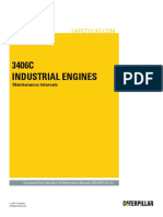 3406C Industrial Engines-Maintenance Intervals