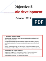 Objective 5: Economic Development