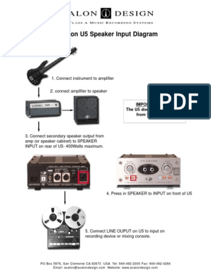 Avalon U5 Speaker in | PDF