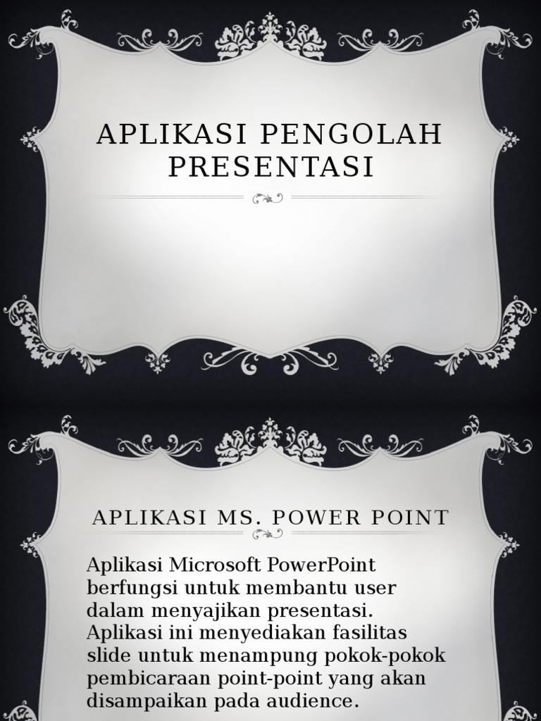 Tampilan Awal Aplikasi PowerPoint | PDF