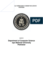 Department of Computer Science Iqra National University Peshawar
