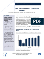 Prescription Sleep Aid Use Among Adults: United States, 2005-2010