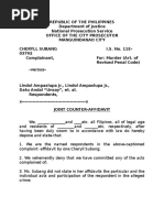 Counter Affidavit Against Subang FINAL