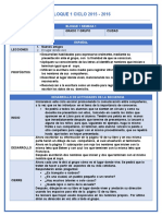 Segundo Grado Bloque 1 SEMANA 1