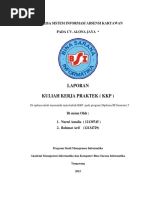 Analisa Sistem Informasi Absensi Karyawan PDF