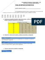 Examen de Metodos Estadisticos