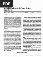 Artificial Intelligence in Power System Operations