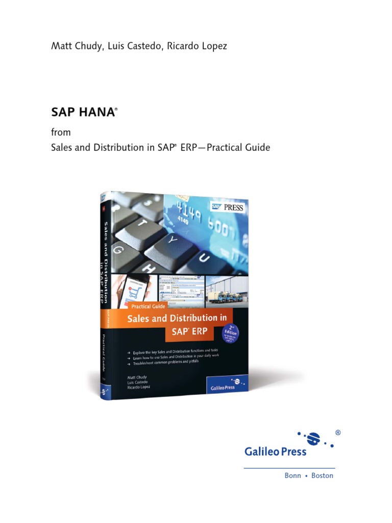 SAP HANA Sales and Distribution PDF Sap Se Cloud Computing
