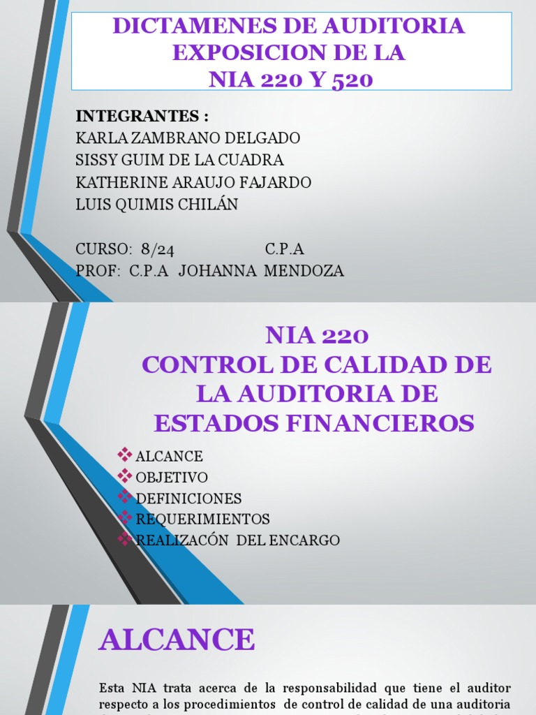 Nia 220 Diapositivas
